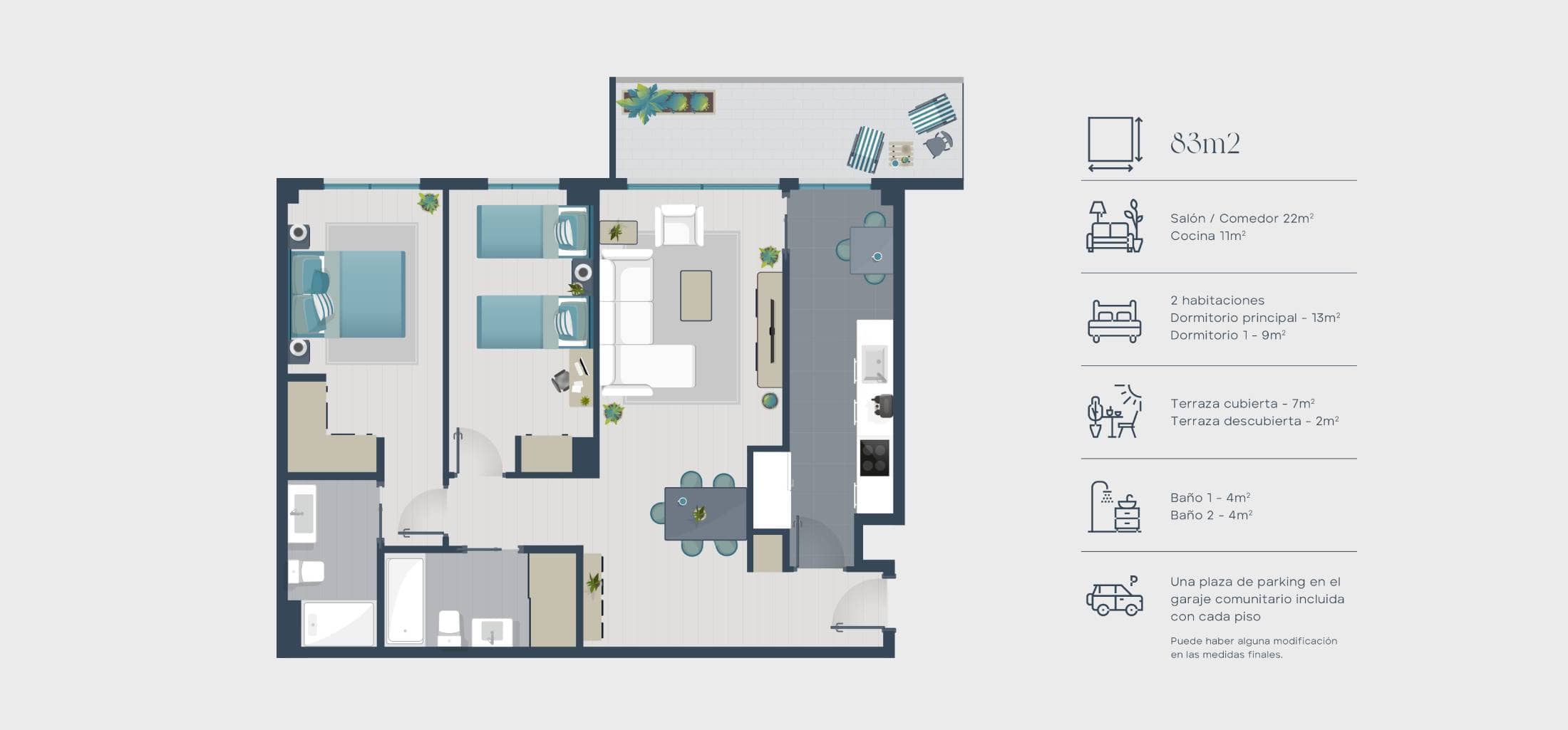 Mapa estructura vivienda | Zona Franca | Vila Bonaplata 