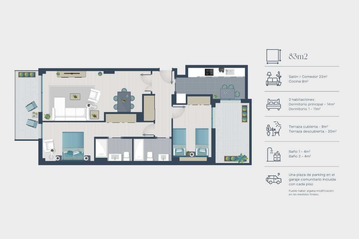Mapa estructura vivienda | Zona Franca | Vila Bonaplata 